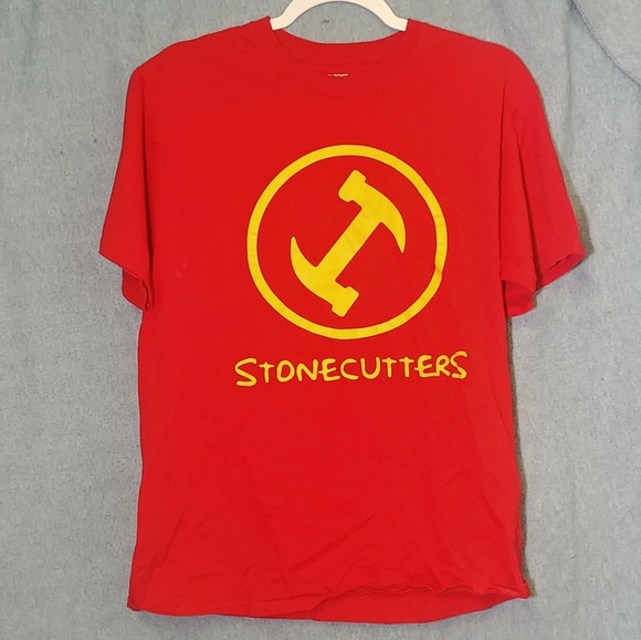 The Simpson's Stonecutters Graphic Comedy Shirt - Picture 1 of 2